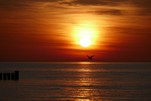 Sonnenuntergang an der Ostsee, immer wieder schön