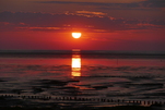 Sonnenuntergang an der Nordsee