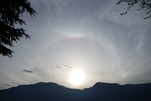 Italien, Sonnen-Halo über´m Gardasee