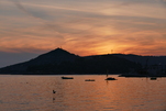 Kroatien, Sonnenuntergang bei Mlini, nahe Dubrovnik
