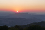 Sonnenuntergang über San Marino.