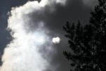 Sonnenfinsternis, max. ca. 13% Bedeckung, 10.6.2021