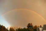 Regen und Sonne zu Hause